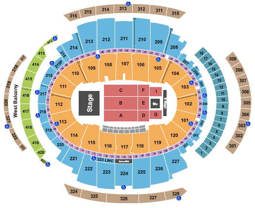 Madison Square Garden Ricardo Arjona Seating Chart